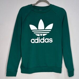 Adidas Trefoil Sweatshirt in Teal